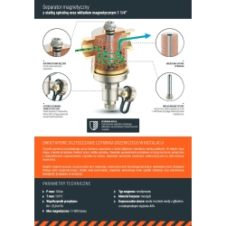 Separator magnetyczny 1 1/4