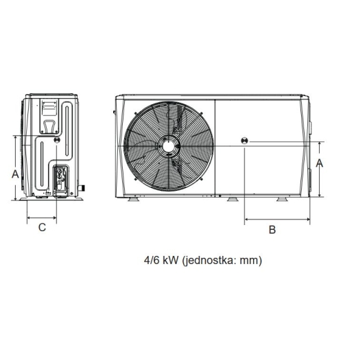 Pompa ciepła Rotenso Aquami Monoblock AQM40X1 R14 (jednostka zewnętrzna)  ROTENSO
