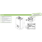 Kocioł gazowy kondensacyjny jednofunkcyjny MCR4 24 kW ( 7857045 ) + podgrzewacz wody AQUAvie 125L ze stali nierdzewnej stojący ( 7797175 ) + termostat