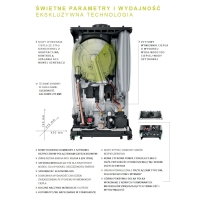Kocioł gazowy jednofunkcyjny Mynute Evo-X 20 R z możliwością podłączenia zasobnika c.w.u. BERETTA