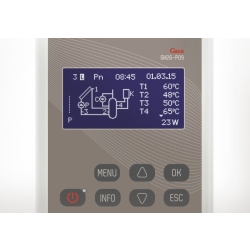 Sterownik do kolektorów słonecznych GH26-P09 (z czujnikami temperatury) HEWALEX