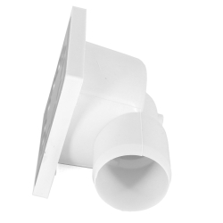 Kratka ściekowa CHROM DN50 10x10 boczna niska, bez regulacji DES