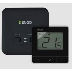 Internetowy, bezprzewodowy regulator temperatury, Wi-Fi, E20i-BW,CZARNY ENGO