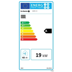 Kocioł gazowy kondensacyjny 1 funkcyjny 19 kW ( 7857044  ) + separator 3/4 XS90 ( FL1-03-04748-EU ) DE DIETRICH