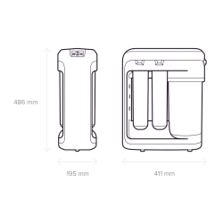 System odwróconej osmozy RO-202S AQUAPHOR