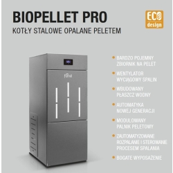 Kocioł, piec pelletowy, pellet, pelet 8 kW podajnik GÓRA FERROLI