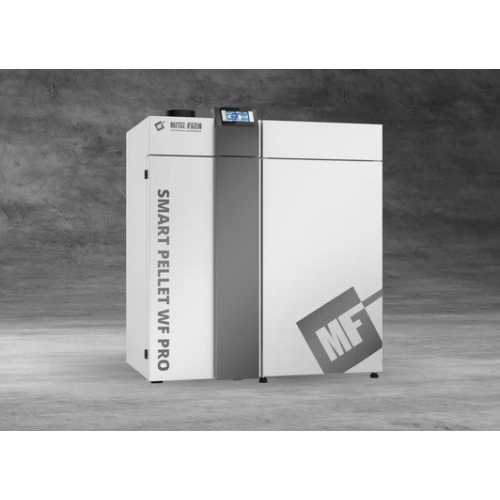 Kocioł na pellet METALFACH SMART PELLET WF PRO 25kW podajnik z LEWEJ strony