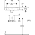 Umywalka kompaktowa Geberit Selnova Compact, krótka, z powierzchnią odkładczą, 45cm, otwór z PRAWEJ STRONY