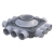 Rozdzielacz 12- króćcowy, przyłącza DN75 potrójne, 12x75/160mm VENTS
